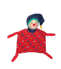 Clown Harlekin rot Huhn Gans Katze Schwein Schmusetuch Schnuffeltuch Sterntaler