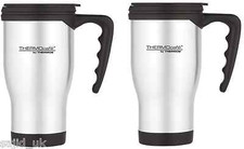 2x Thermocafé 2060 Edelstahl Reise Auto Becher Becher Becher Becher Tasse 0,4L Liter 