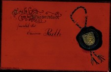 Präge Wappen Ak Gruß aus der