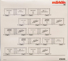Märklin H0 - 45646  10-teiliges Set  Gedeckter Güterwagen - Neuwertig + OVP
