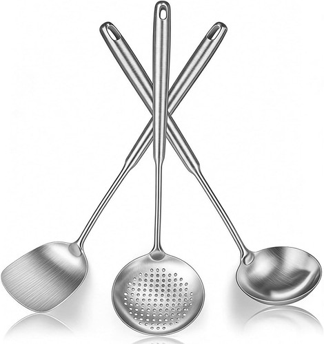 Wok küchenutensilien set - wok,
