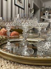 5 schwere Kristall Sektschalen