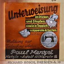 Vintage - Alte Foto Platte / Glas / Negativ / Werbung / Antik #Z3