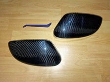 2X Carbon Fibre Mirror Caps