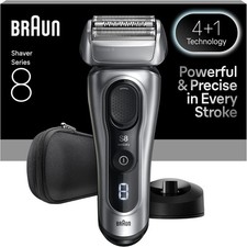 Braun Series 8 Elektrorasierer Herren 8617s, 4+1 Präzisionskopf und Trimmer NEU