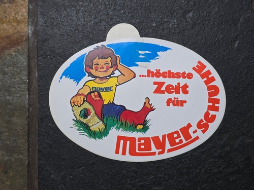Vintage mayer schuhe aufkleber - schuhe,