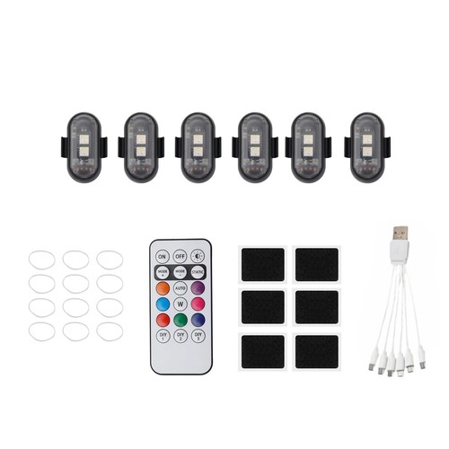 6stk drahtlose led stroboskop - drahtlose,