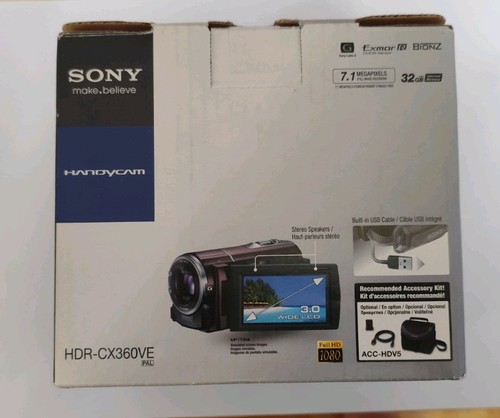 Sony hdr cx360ve handycam - sony,