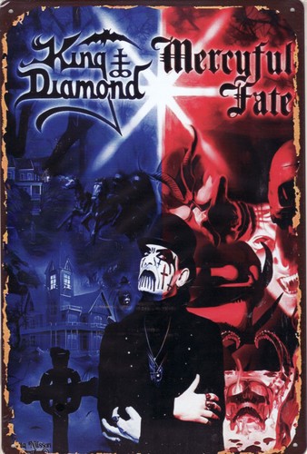 Blechschild king diamond - blechschild,