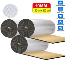 10mm Schalldämmung Selbstklebend 10m KFZ Dämmmatte Isolierung Schallschutzschaum