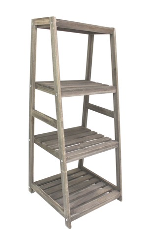 Holzregal leiter wandregal - holzregal, "leiter"