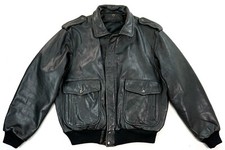 BRANDED A-2 Navy US Vintage Piloten Bomber Flieger Lederjacke 52 L