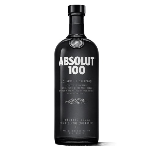 Absolut vodka 100 vol - vodka,