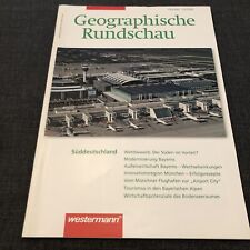 Geographische Rundschau 10/2008 Süddeutschland