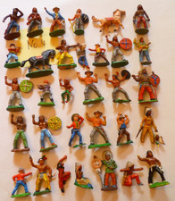 für Bastler über 30 alte DDR Indianer Cowboys Konvolut Spielzeug Sammlung Pferde