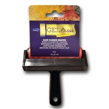 GELPress, Hard rubber brayer