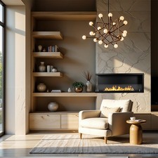 Eck-Bioethanol-Kamineinsatz