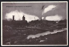 Ansichtskarte Neuengamme /Vierlanden, Der Erdgasbrand 1910, Explosion 