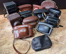 Konvolut alte Kameratasche Fototasche Leder u.a. von Agfa, Beirette, Sigma usw.