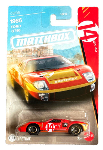 Matchbox 1966 ford - ford, gt40