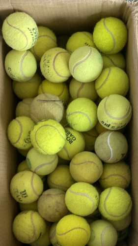 Gebrauchte tennisbälle von - 20,
