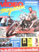 VIDEO MAGAZIN 10- 1991 Mickey Rourke Harrison Ford Virginia Madsen Sibylle Rauch