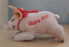 Steiff Glücksschwein Happy 2000 033278 KFS Limited Edition Höhe ca. 8 cm