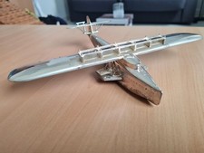 Flugzeugmodell Dornier "DO-X", vollversilbert, Maßstab 1:200