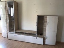 Wohnwand Mit TV Tisch 
