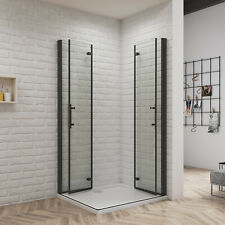 Duschkabine Duschabtrennung Dusche Falttür Eckeinstieg Nano ESG Duschwand