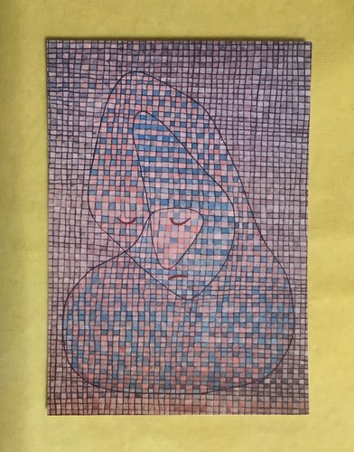 Kunst postkarte paul - postkarte,, klee