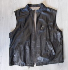 Lederweste in Größe 60