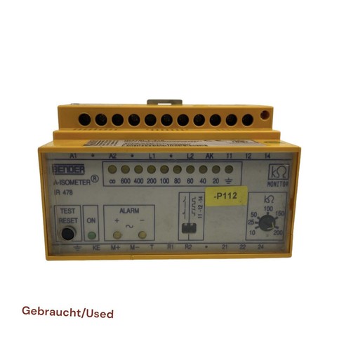 Bender isometer ir478ly 416 - bender, a-isometer