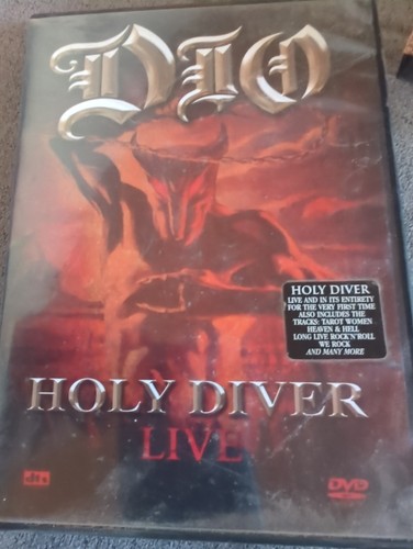 Dvd dio holy diver live - -,