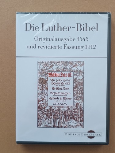 Die luther bibel - luther-bibel., cd-rom