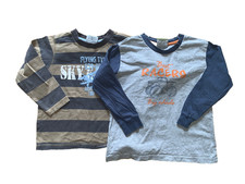 Topolino Shirts Langarm 2 Stück Gr. 104 Jungenbekleidung