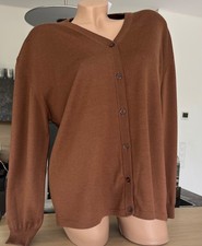 NEU! BARISAL WOOLMARK BLEND 50% Wolle Schurwolle Cardigan Strickjacke Damen XXL