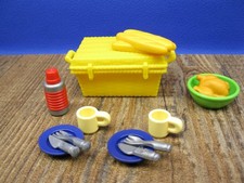 Picknick Korb mit Zubehör Camping City Puppenhaus Playmobil PF377