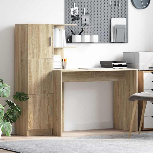 Schreibtisch mit stauraum - schreibtisch,