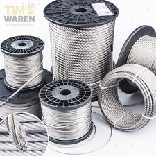 DRAHTSEIL EDELSTAHL 7x19 Seil