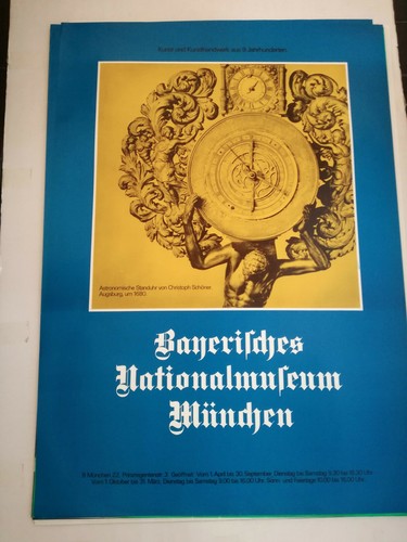 Plakat astronomische standuhr - plakat,