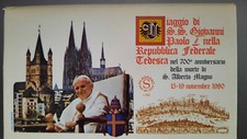 Vatikan Italien Sonderserie Papstreise Deutschl. (10Briefe) Papst Joh. Paul II. 