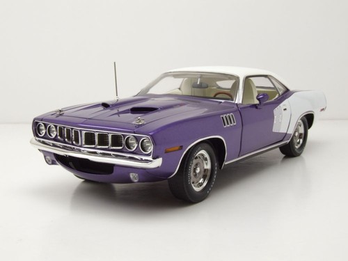 Plymouth 383 cuda 1971 lila - plymouth,