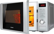 Hanseatic Mikrowelle 619166, 700 Watt, 20 L, Silber - B-Ware sehr gut