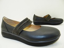 Joya Delia Slipper Mokassins Ballerina Damen Schuhe Leder Gr.37 2/3 Caviar