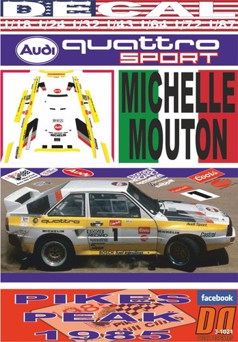 Decal audi sport - s1, m