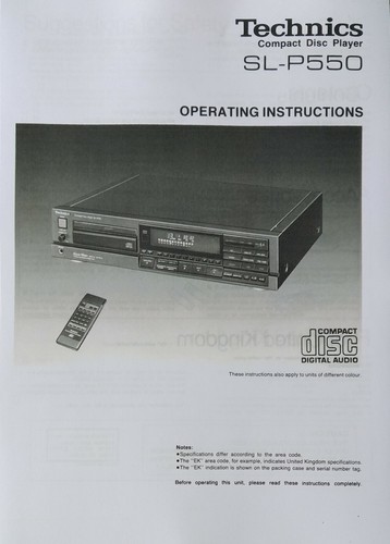 Technics p550 compact - sl-p550,