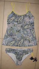 Tankini von Esprit Paisleymuster Neu Gr. 38 / 36 Neu