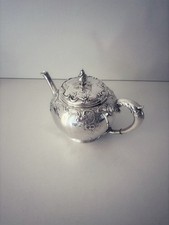 Teekanne Jugendstil Koch und Bergfeld 800 Silber
