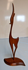 Vintage - schöne ältere Holzskulptur Figur Antilope - evtl. Reisesouvenir?